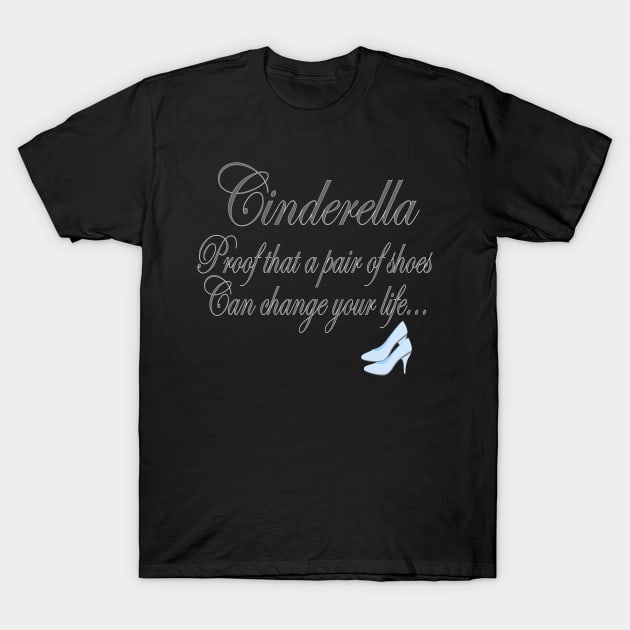 Cinderella Shoes T-Shirt T-Shirt by Chip and Company